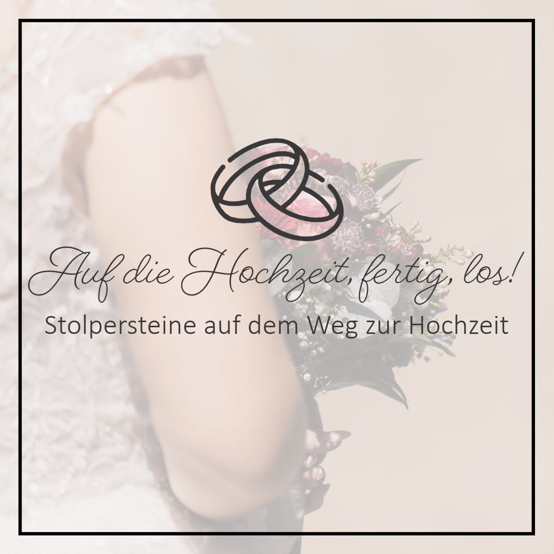 Auf die Hochzeit, fertig, los!